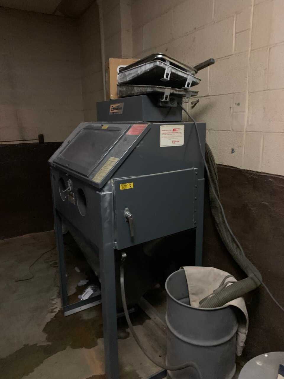 Polymer Floor Model Abrasive Blast Cabinet - GRINDING WHEELS