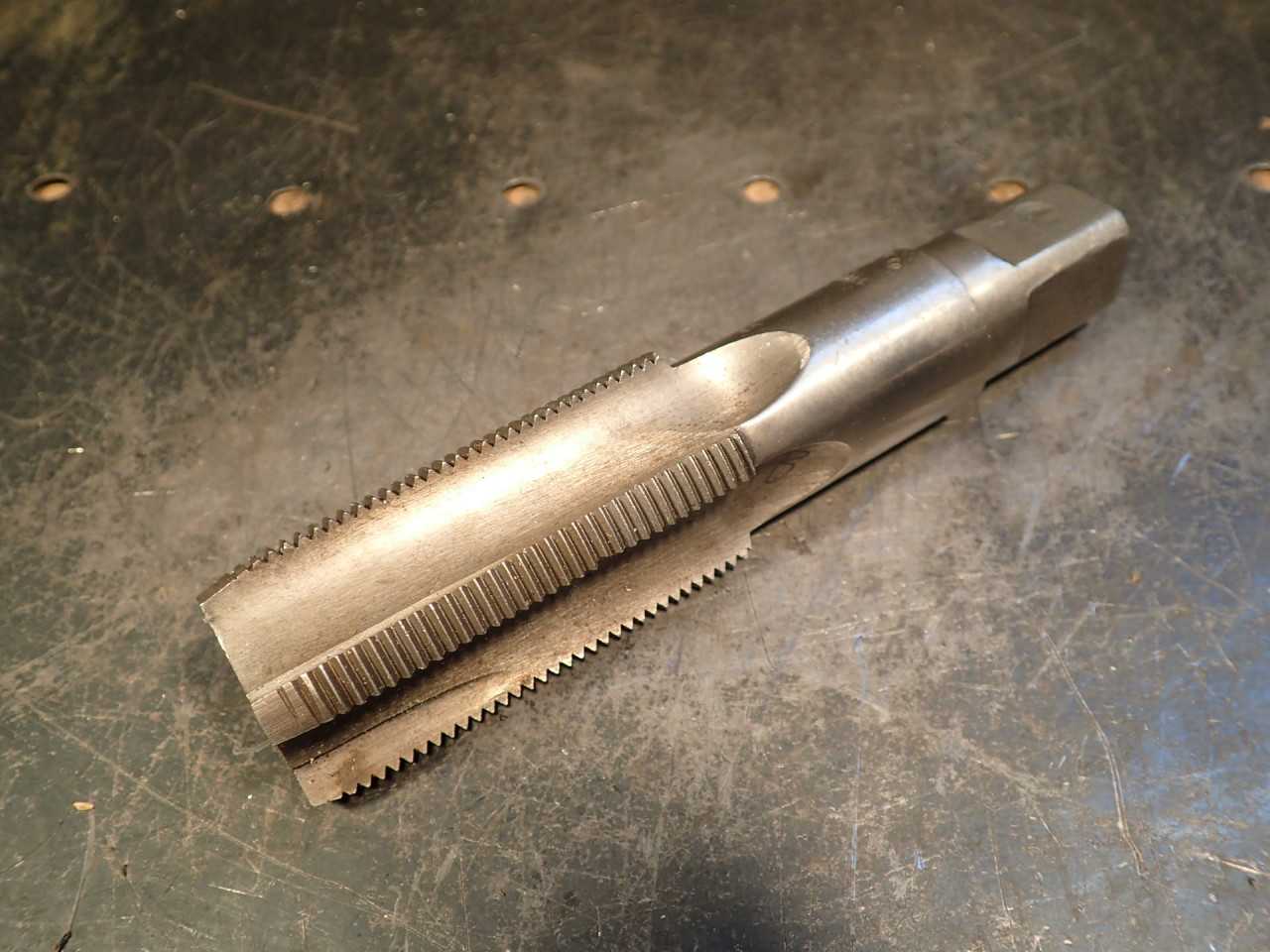 Winter 1-3/8" -12 USF Hand Thread Tap: 4-Flute, 2-7/8" Long Flutes, 6" OAL, USA - MACHINING ACCESSORIES & TOOLING