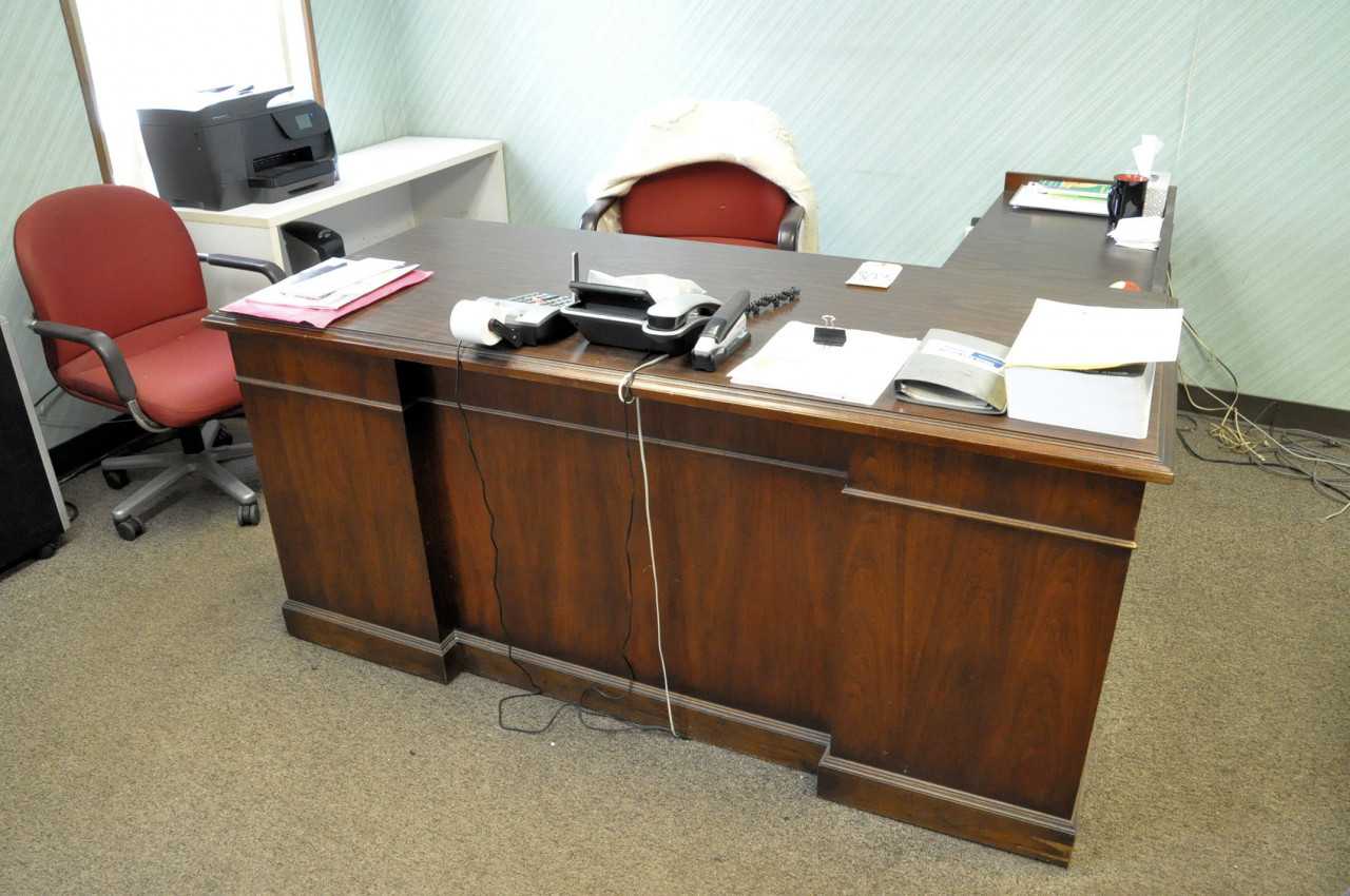 1 Desk 1 Conference Table 3 File Cabinets 1 Bookcase and 1 Table in 1 Office - PLANT & FACILITY