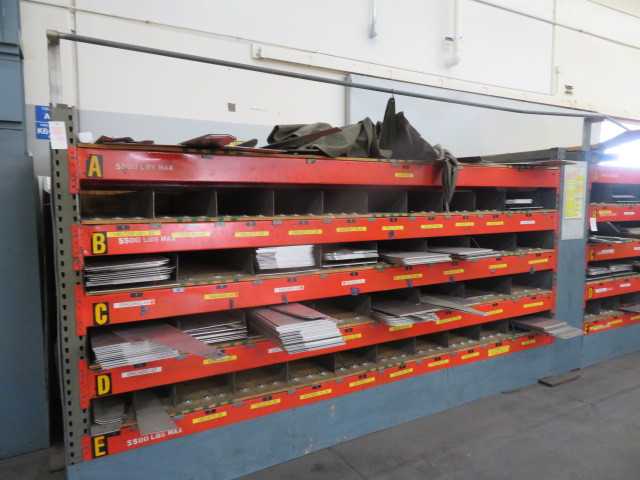 Storage Racks, heavy Duty, 6.5' H X 36" Deep, X15' Long - PALLET RACKING