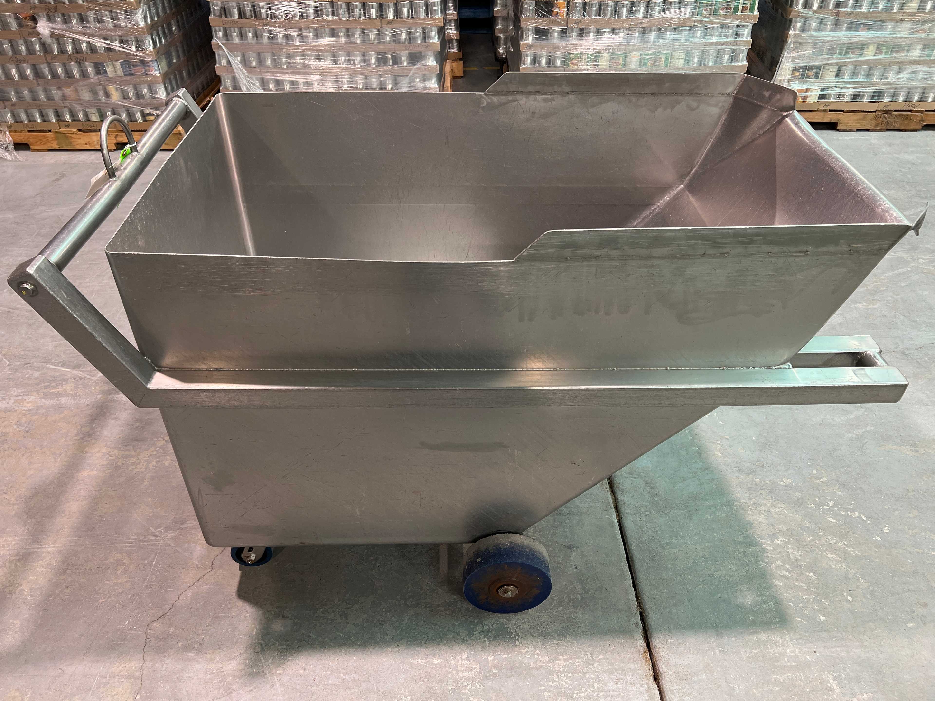 Stainless Steel Dump Cart Hopper