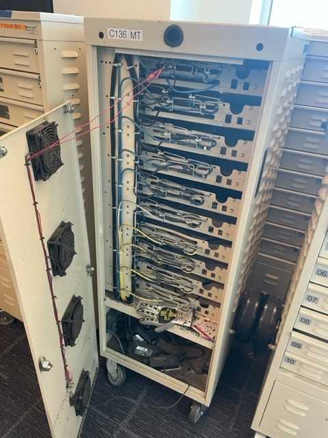 Lot of 5 Dock and Lock Cabinet (Lot 2600252) Charleston - INDUSTRIAL PARTS