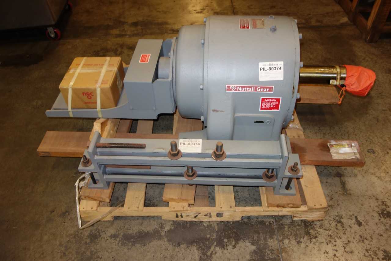 NUTTALL GEAR SPEED REDUCER U2560760 5HP 194.6:1 8.8RPM - GEAR REDUCERS
