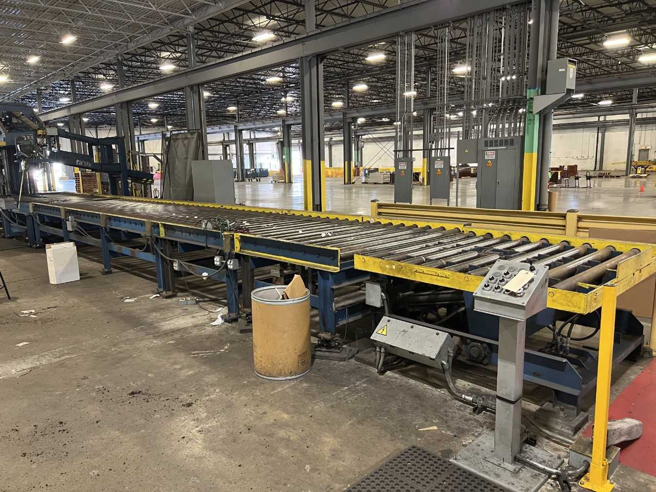 6 Sections of coiltech rolling conveyor with controller 10,000lbs capacity - PLANT & FACILITY