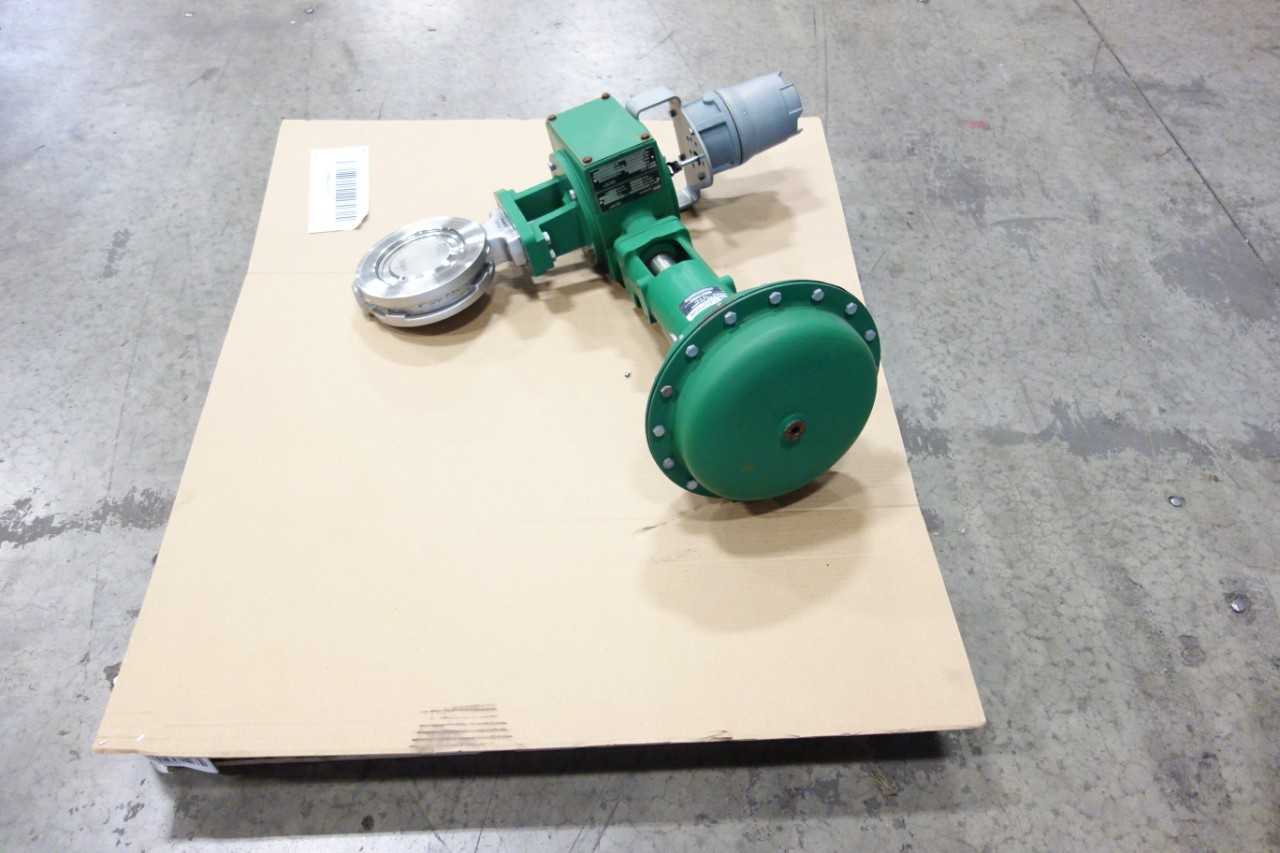 EMERSON FISHER ROSEMOUNT 6" BUTTERFLY VALVE WITH ACTUATOR - INSTRUMENTATION