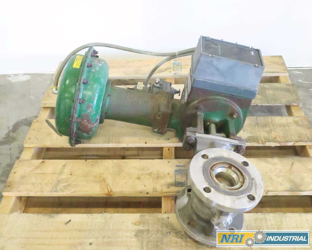 FISHER V500 VEE-BALL PNEUMATIC 110511 3IN CONTROL VALVE - CONTROL VALVE