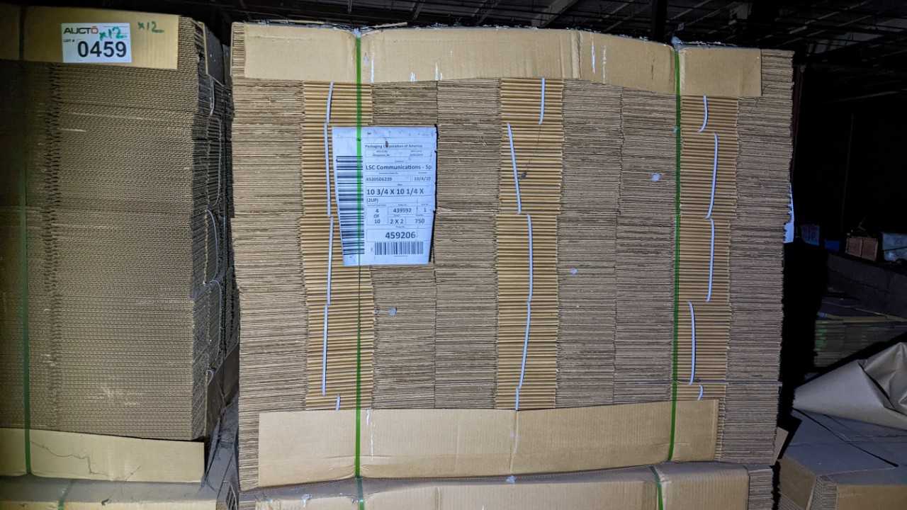 NEW CARDBOARD BOXES MISC. SIZE - MATERIAL HANDLING