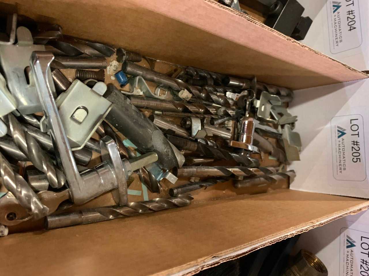 Miscellaneous Drill Bits, Handles w/ Locks - MACHINING EQUIPMENT PARTS Miscellaneous Drill Bits, Handles w/ Locks - MACHINING EQUIPMENT PARTS