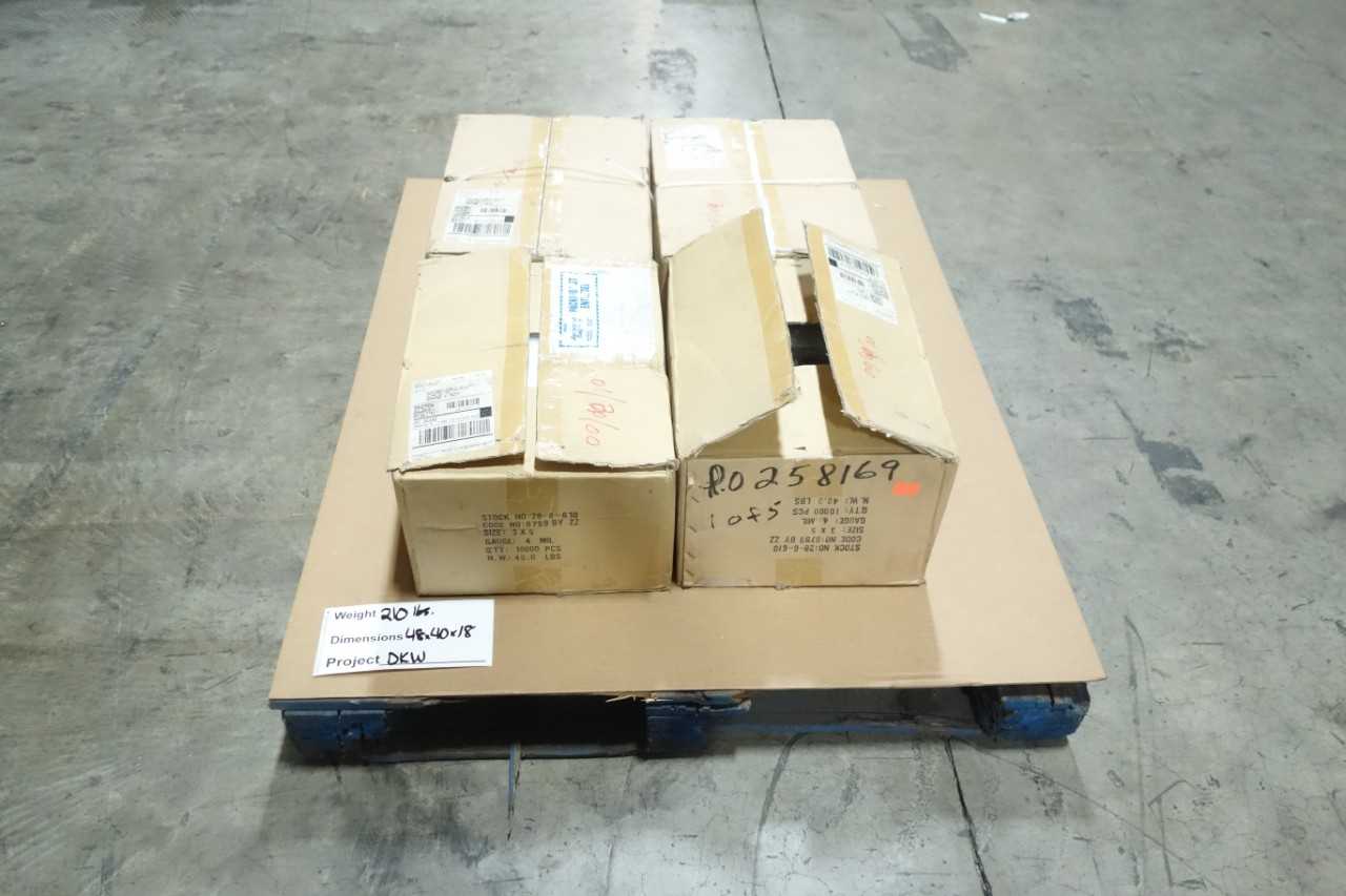 4 BOXES OF 3 IN X 5 IN POLY BAGS - ELECTRIC POWER TOOLS