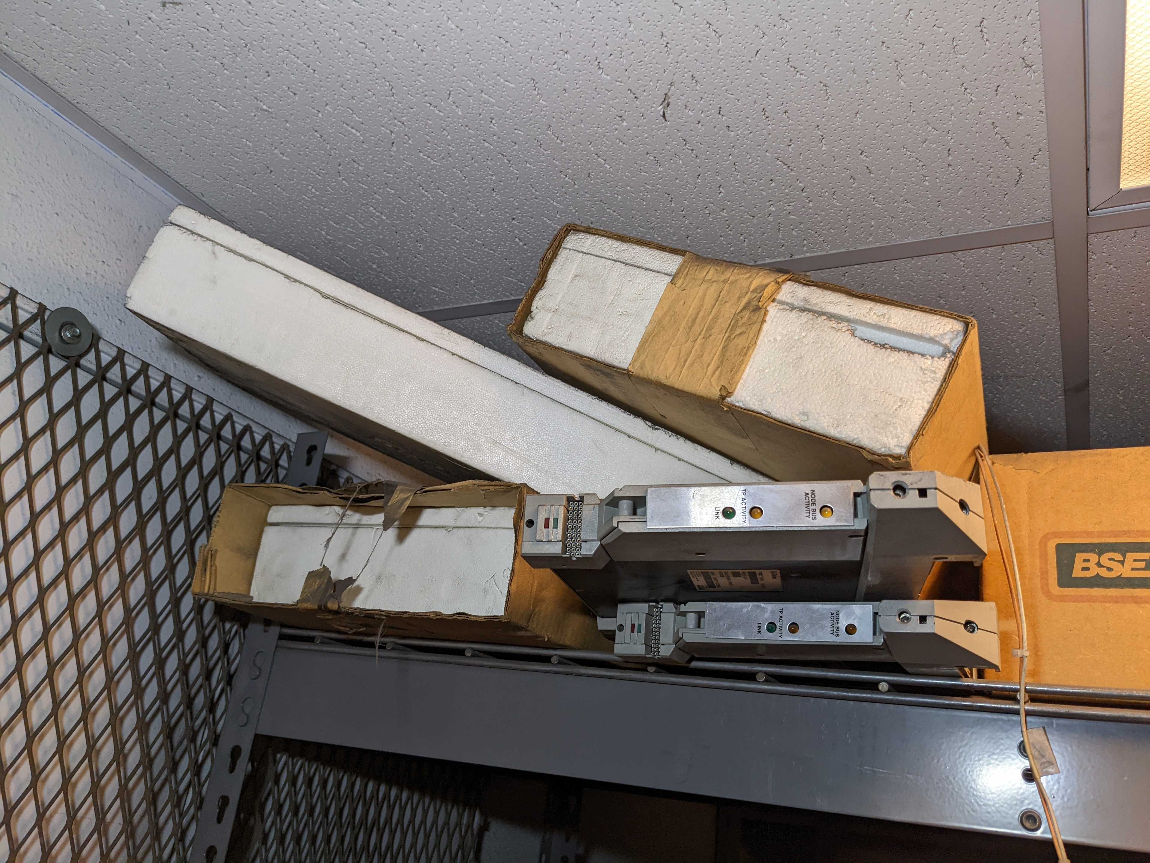 CONTENTS OF SHELVING - ELECTRICAL COMPONENTS