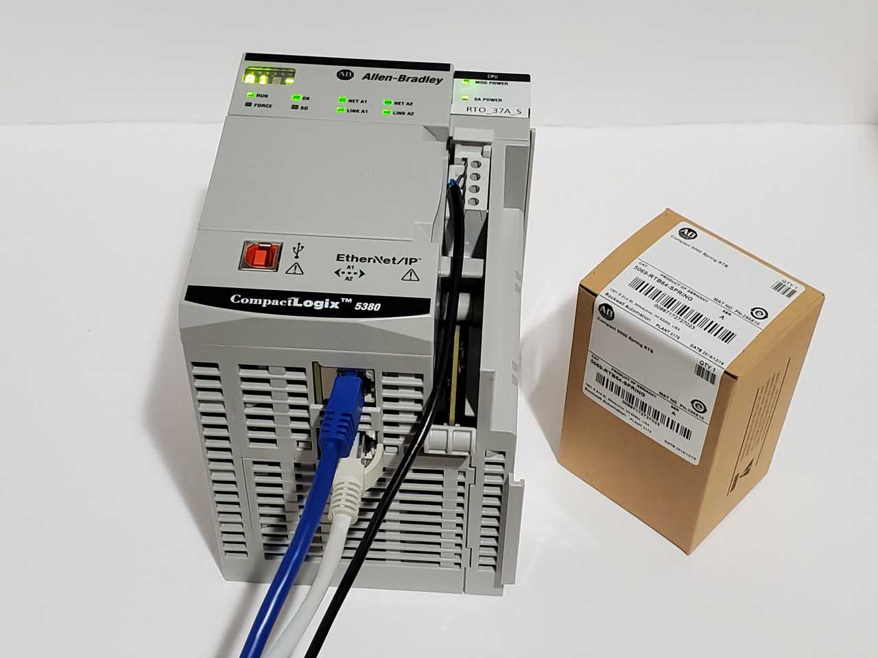 Allen Bradley CompactLogix 5069-L340ERM Plus Brand new 5069-RTB64 Spring - AUTOMATION & CONTROLS