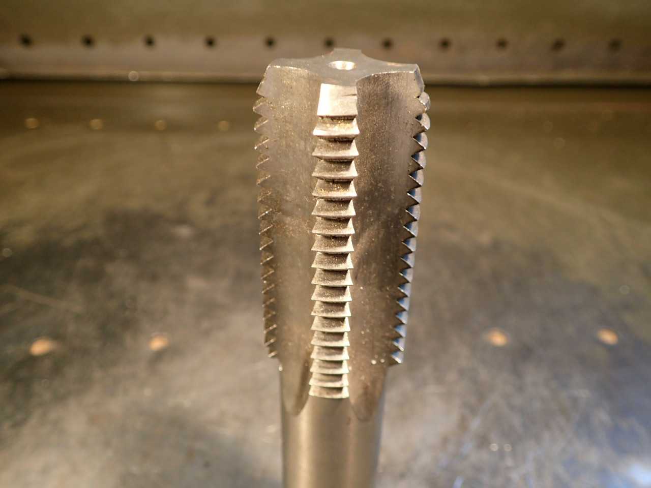 LSi 1-1/4" -7 NC Hand Thread Tap: GH-4 4-Flute 2-1/2" Long Flutes 5-3/4" OAL USA - HOLEMAKING TOOLS