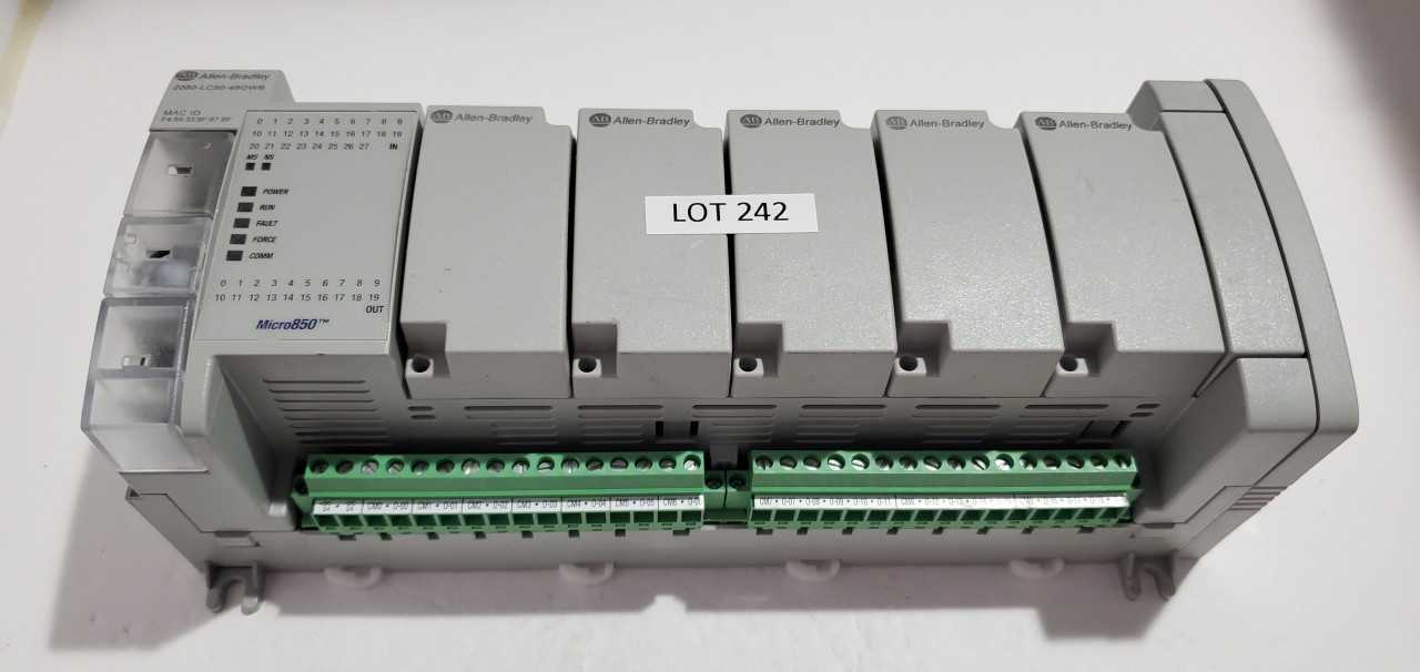 Allen Bradley Micro 850  2080-LC50-48QWB PLC - AUTOMATION & CONTROLS