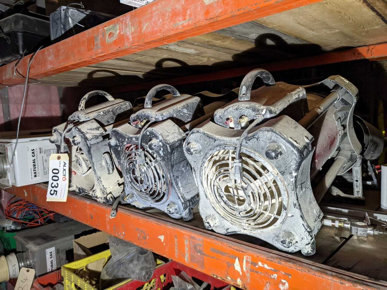 Lot of 3 Universal propane heater - HVAC EQUIPMENT
