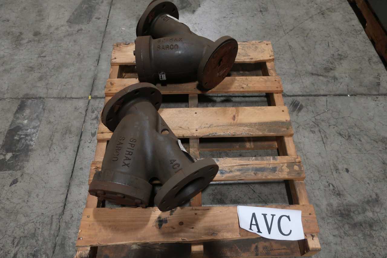 LOT OF 2 SPIRAX SARCO STRAINERS FLANGED - VALVES