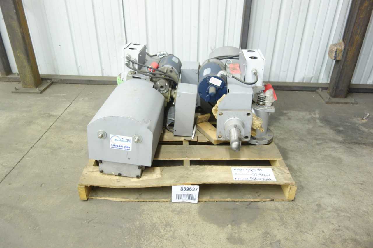LOT OF 2 CLYDE BERGEMANN RW5E WALL DESLAGGER SOOT BLOWERS - BLOWER FAN