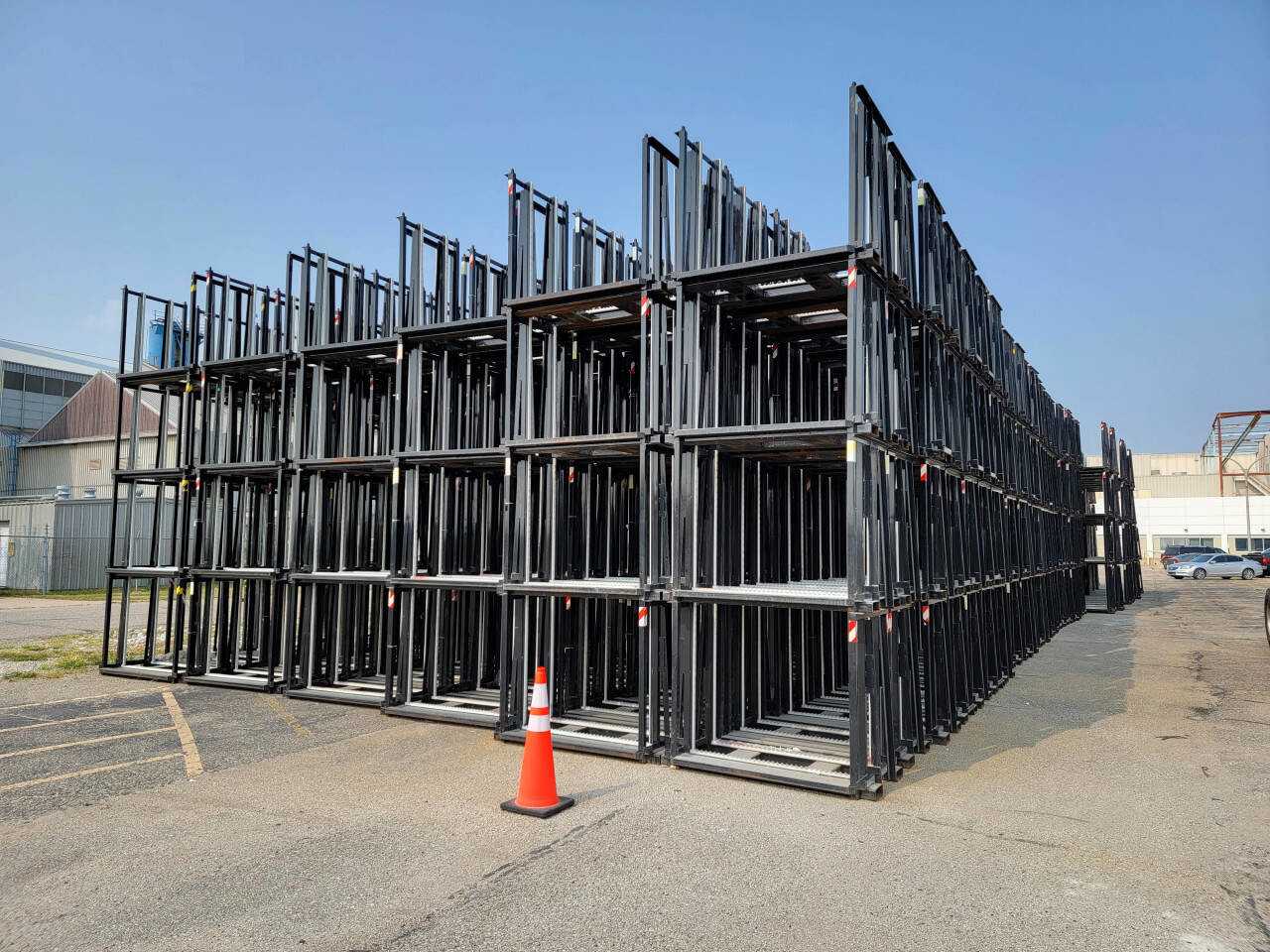 645 Tons of Metal Pallets (2870 Pieces) PICK UP MUST HAPPEN BY SEPT. 20 - MISCELLANEOUS
