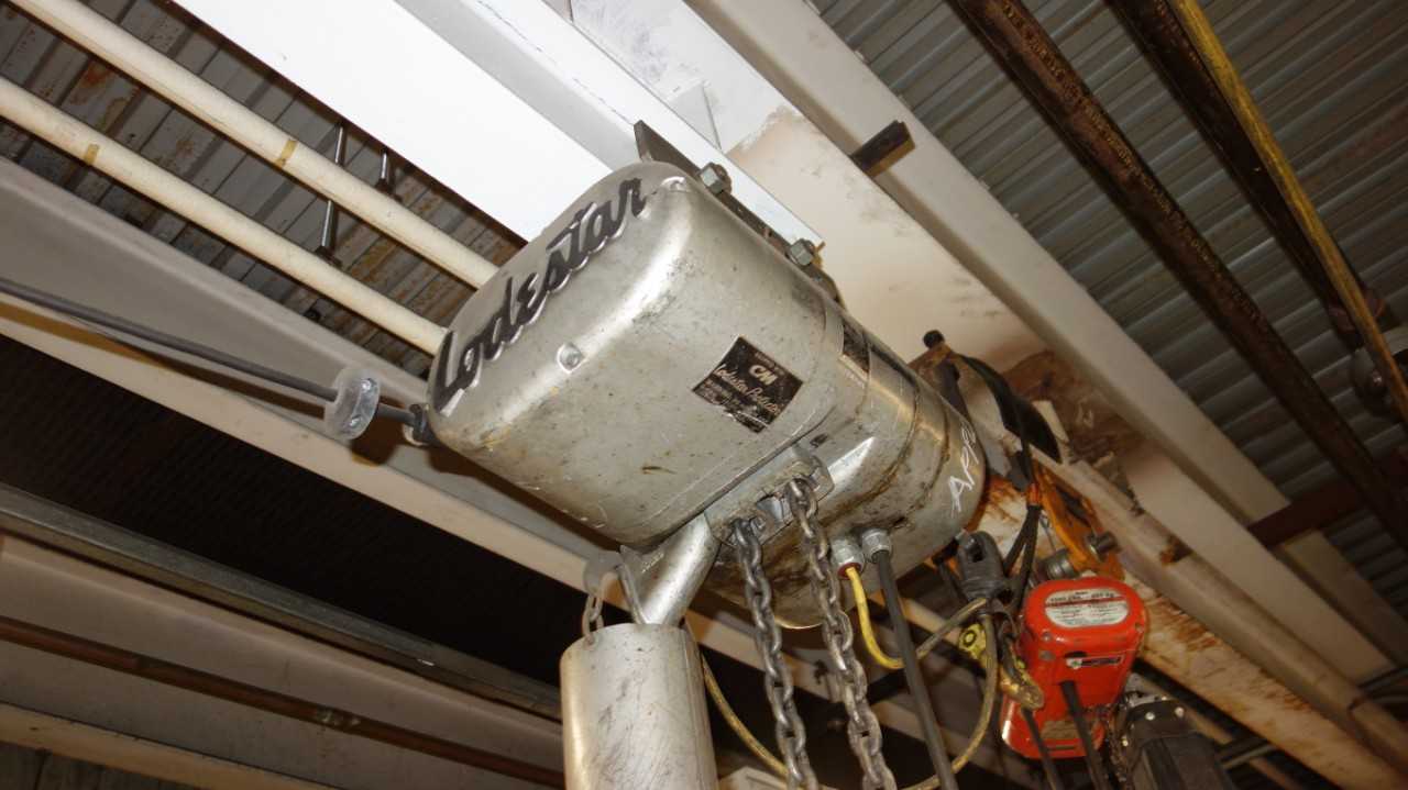 CM LODESTAR 2 TON ELECTRIC TROLLEY HOIST - LIFTING EQUIPMENT