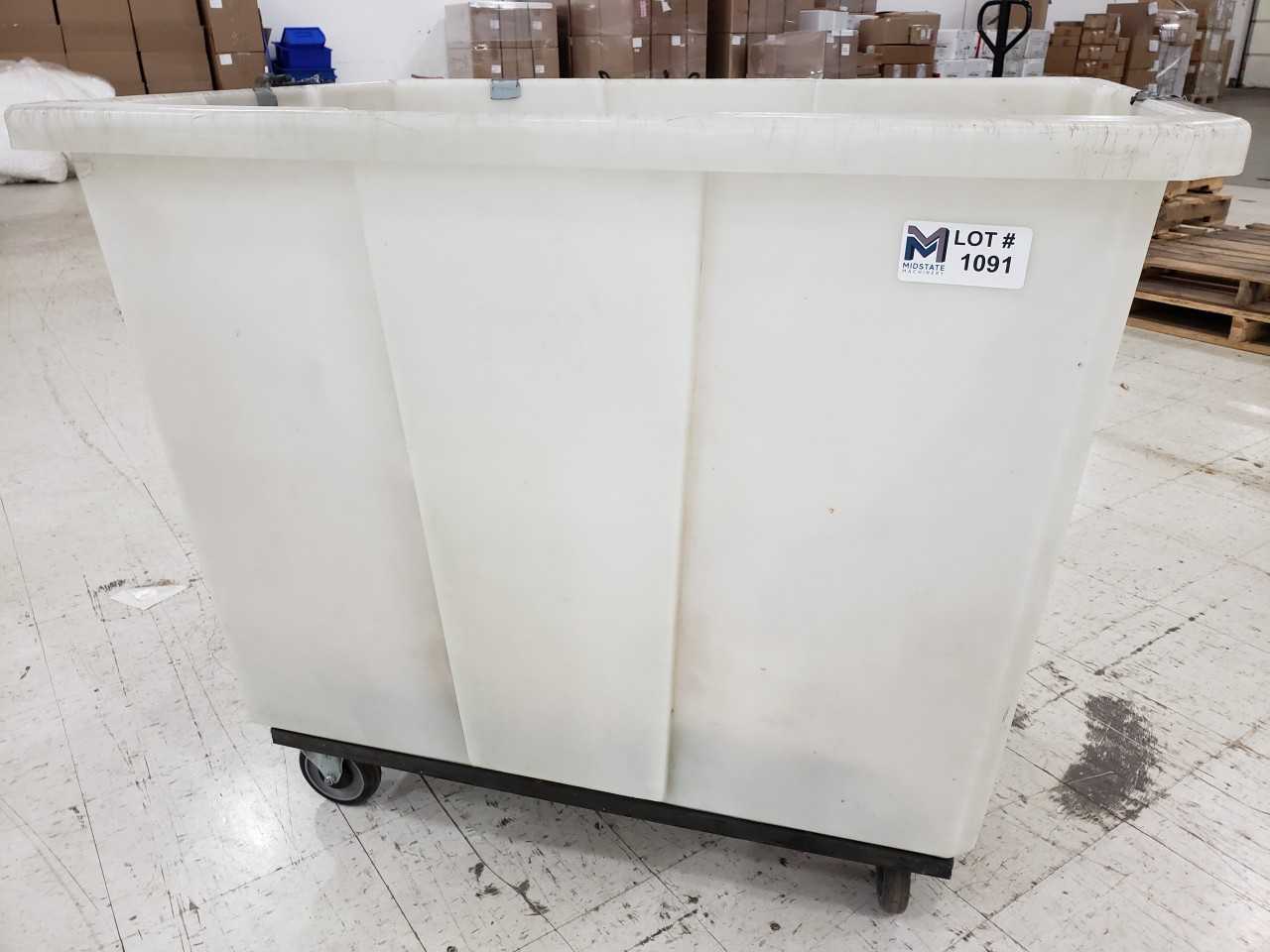 Rolling Plastic Tub No Contents - MISCELLANEOUS Rolling Plastic Tub No Contents - MISCELLANEOUS