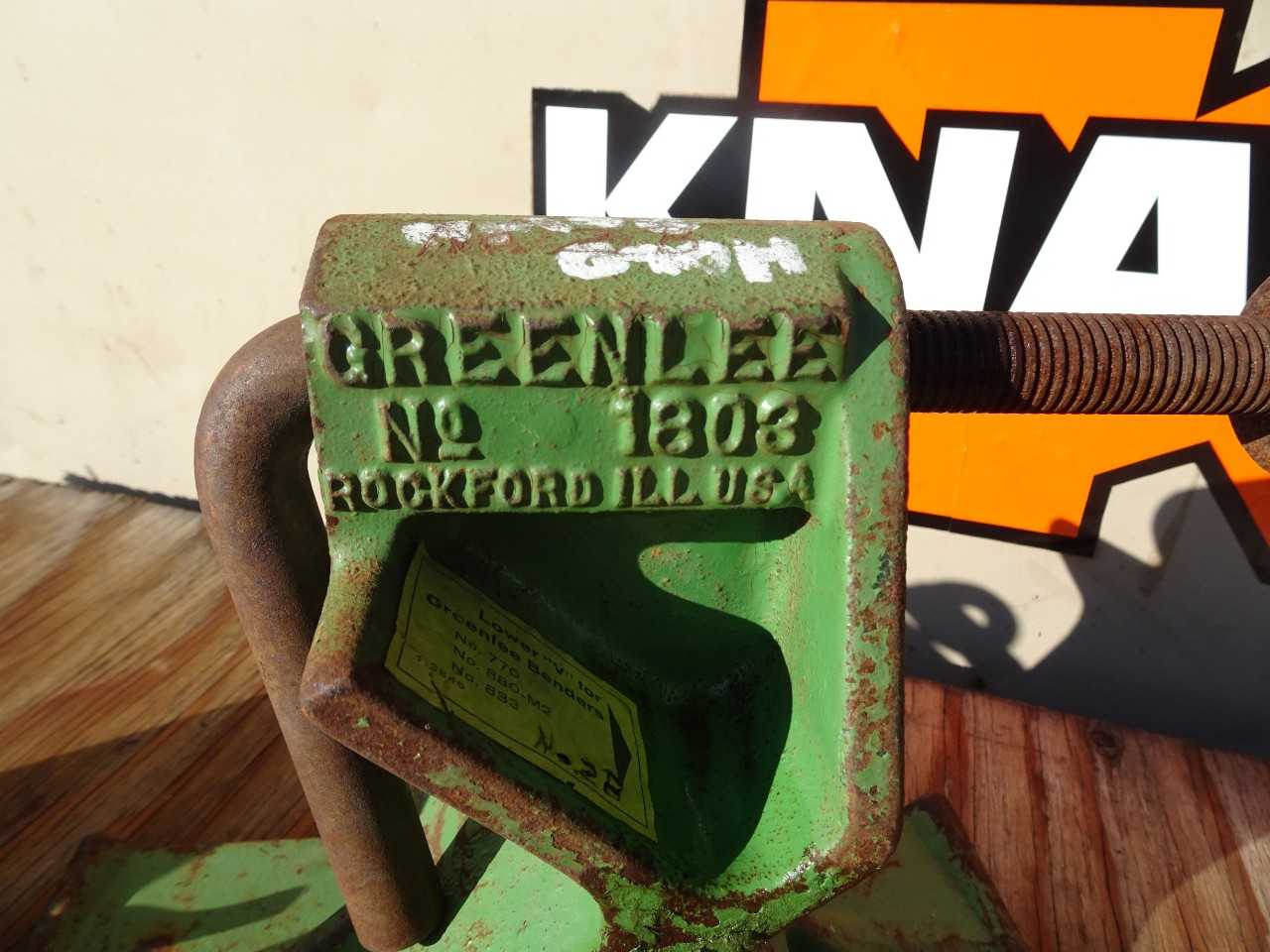 GREENLEE hydraulic bender clamps/ holders - ELECTRIC POWER TOOLS