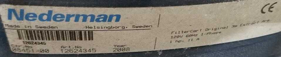 Nederman Filtercart - INDUSTRIAL PARTS