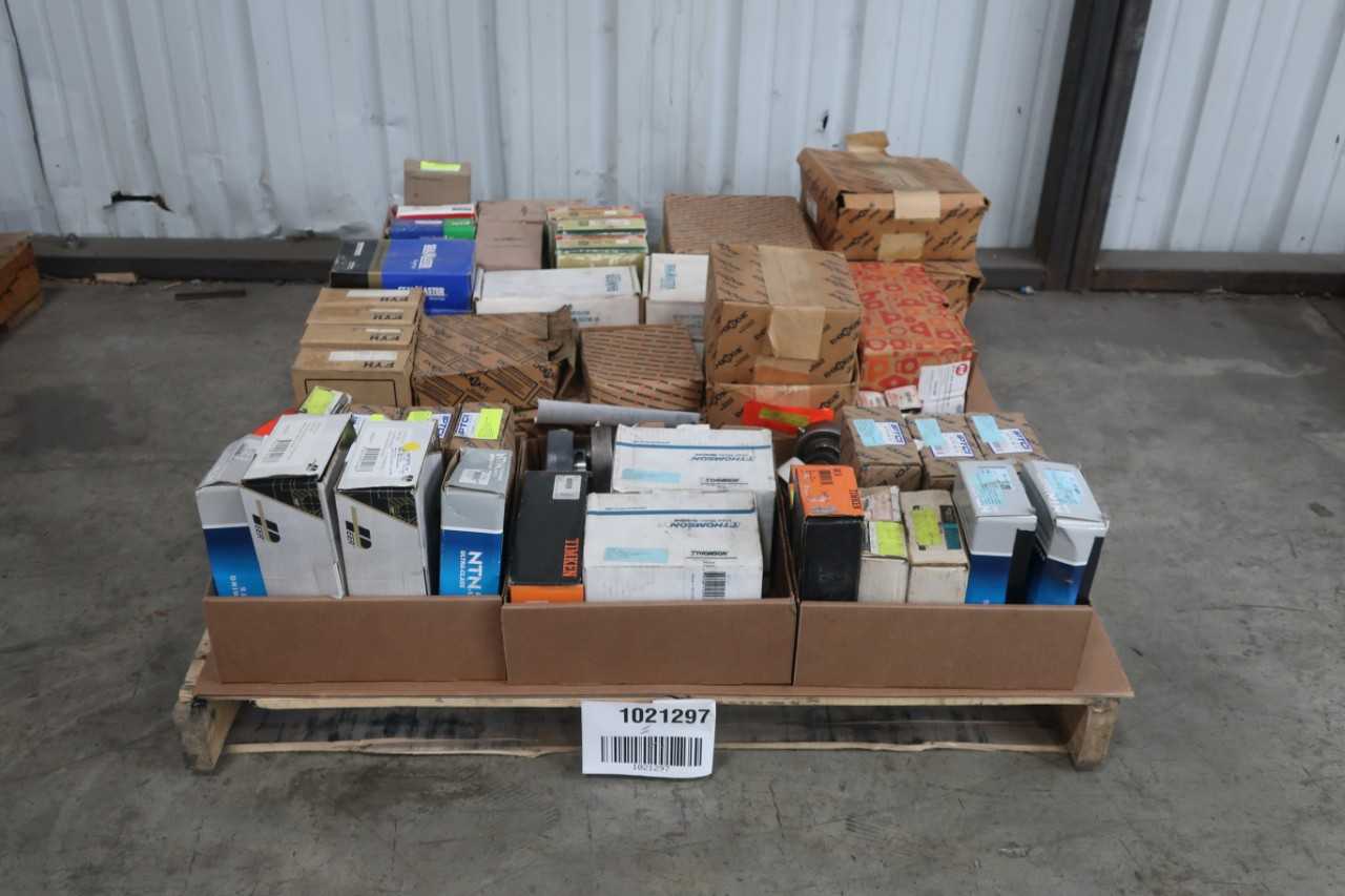 PALLET OF ASSORTED PILLOW BLOCK, FLANGE AND MOUNTED BEARINGS - BEARINGS