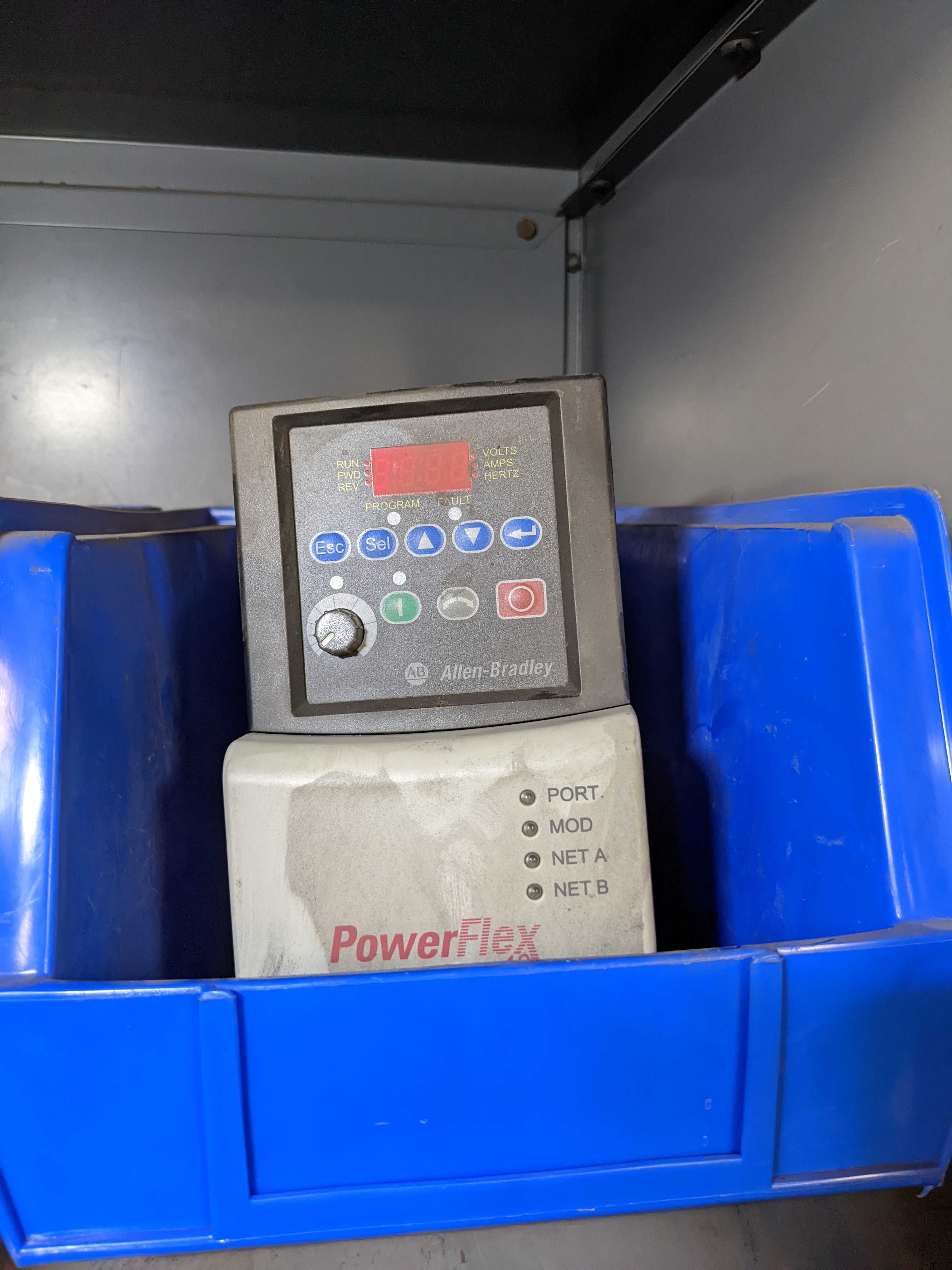 CABINET WITH CONTENTS - ELECTRICAL COMPONENTS