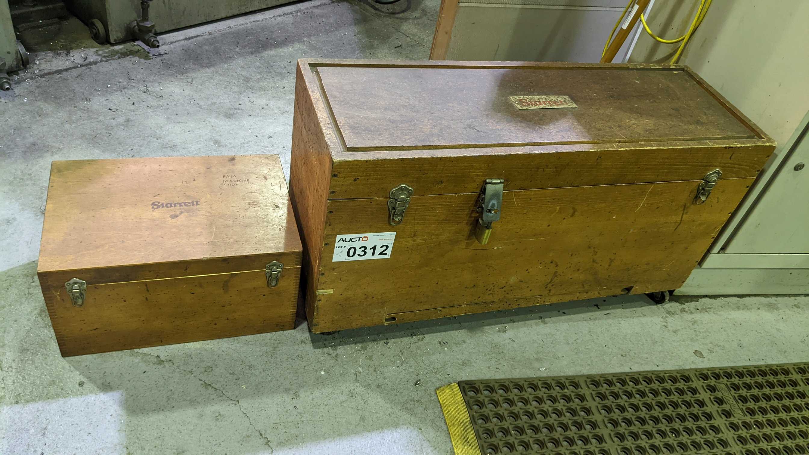 LOT OF STARRETT BOXES