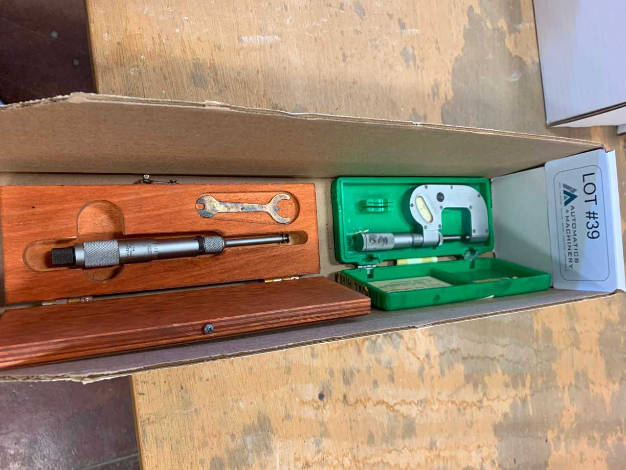 Federal Outside/Starrett Grove Micrometers - ELECTRIC POWER TOOLS