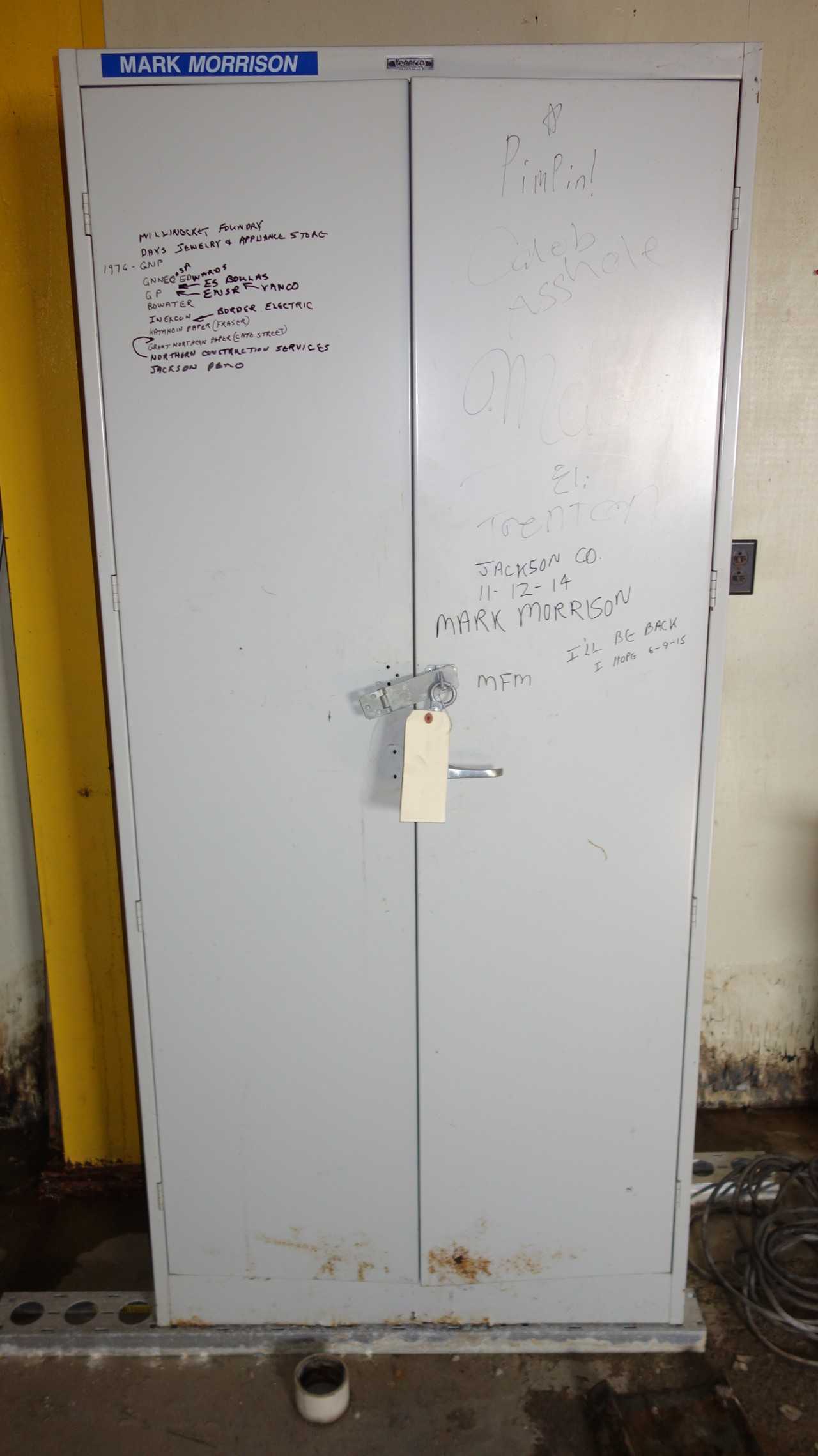 TENNSCO CABINET WITH CONTENTS, SAFETY SUPPLIES - TOOL STORAGE