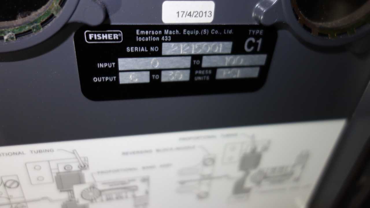 FISHER 657-ES 4IN CL300 CONTROL VALVE C1 CONTROLLER - CONTROL VALVE