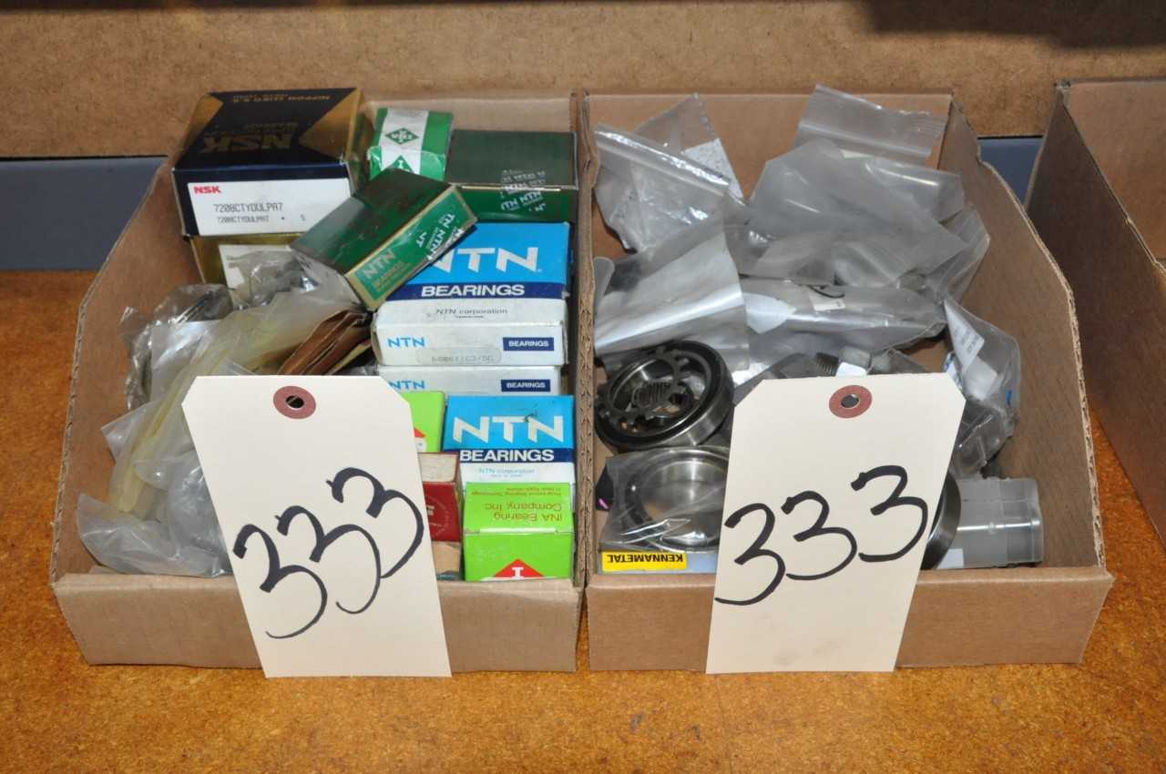 Lot-Bearings and Parts in (2) Boxes - BEARINGS