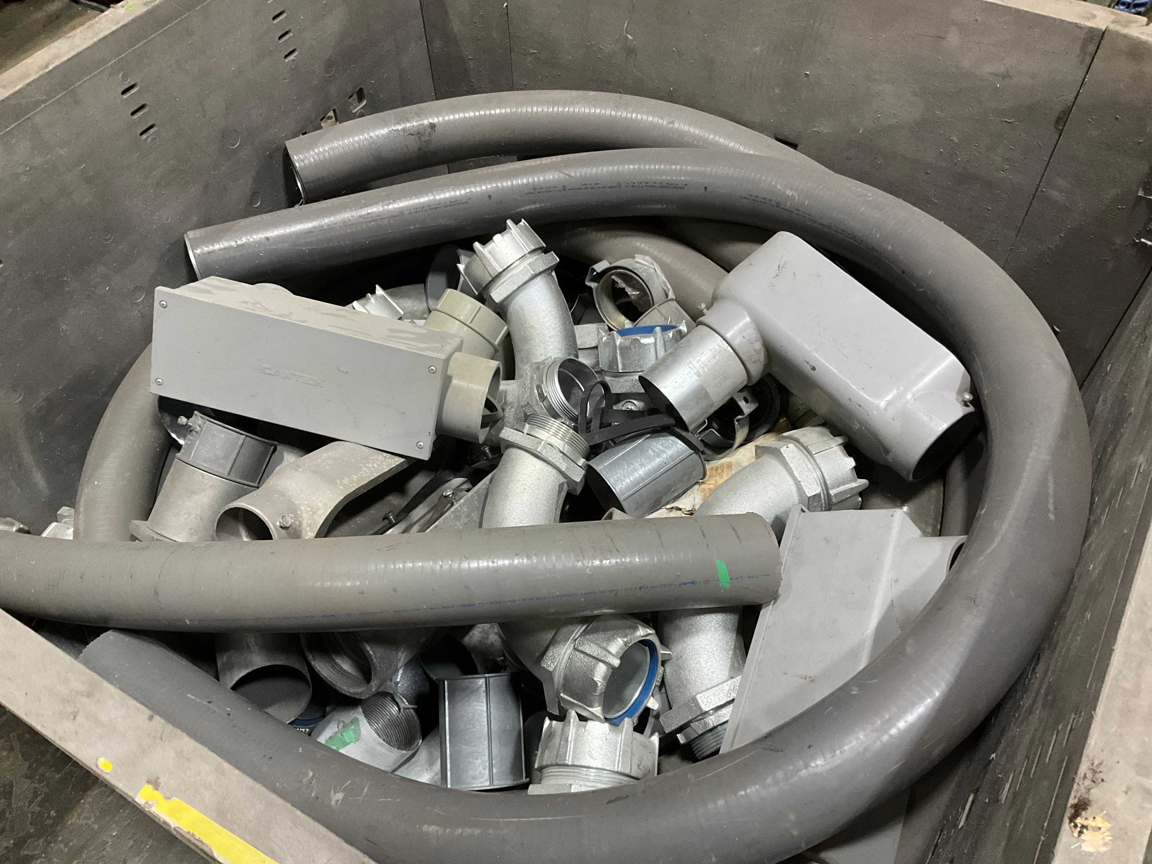 QTY 3- PALLET OF CONDUIT & FITTINGS - CONDUIT