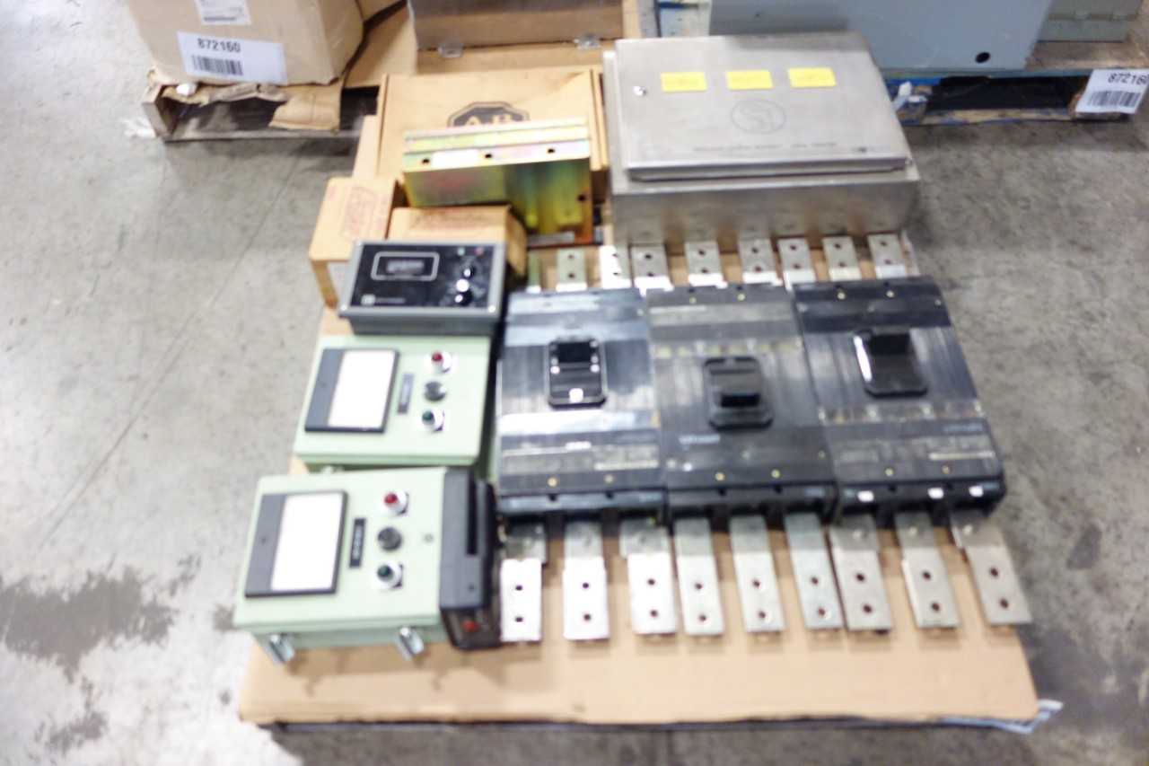 3 PALLETS OF ASSORTED ELECTRICAL - ELECTRICAL COMPONENTS