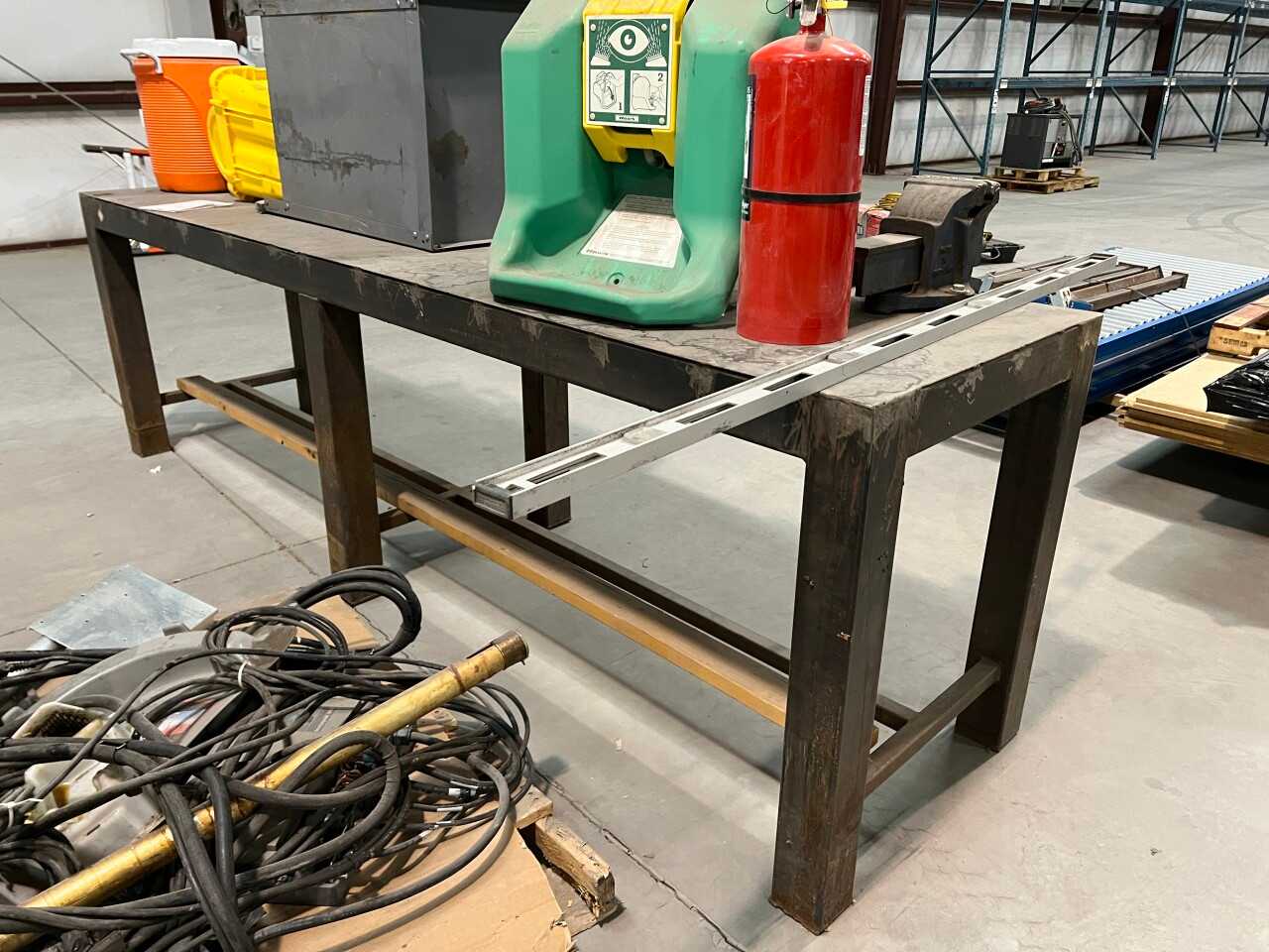 2X STEEL WORK TABLES WITH BENCH GRINDERS (NEW MEXICO) - PLANT & FACILITY