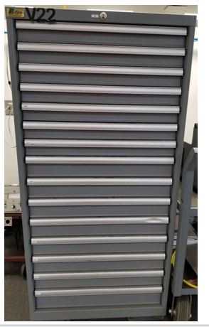 Lot of (3) Vidmar Cabinets - TOOL STORAGE