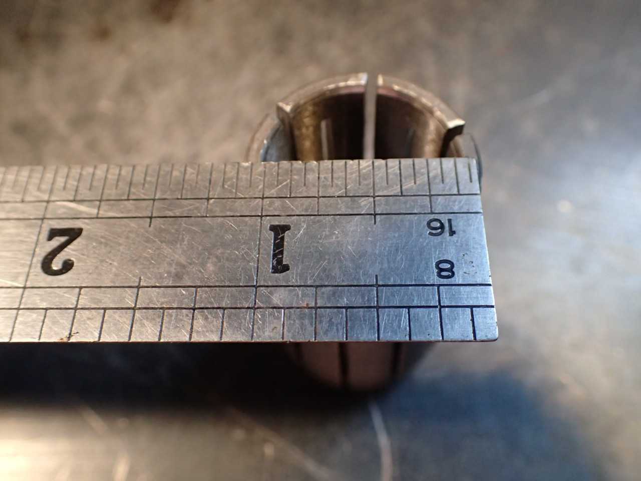 5 Piece Lot of Erickson TG-100 Collets: 11/16", 23/32", 7/8", 29/32" 1" USA - MACHINING ACCESSORIES & TOOLING