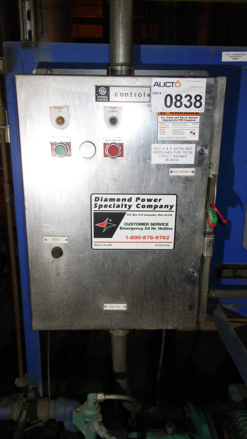 GENERAL ELECTRIC SIZE 3 CR387E4**6FAEAAA STARTER & MAG-BREAK 100A CIRCUIT BREAKER CABINET - CIRCUIT BREAKERS