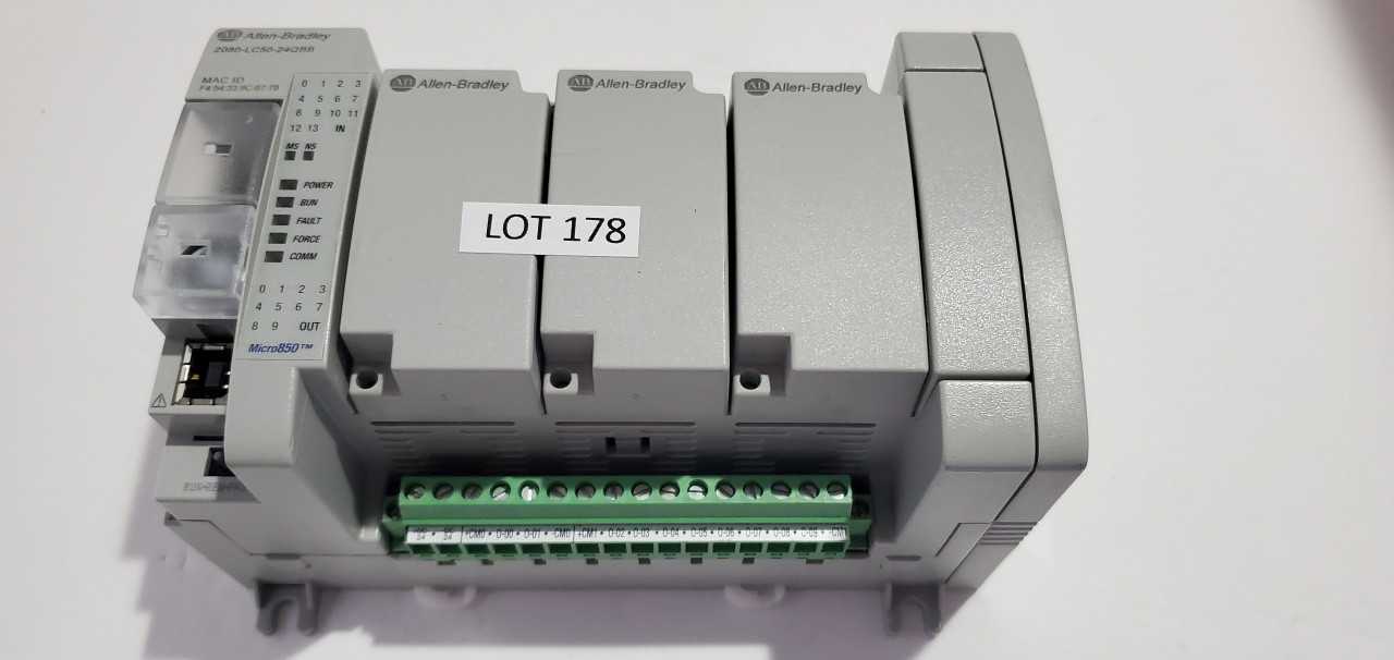 Allen Bradley Micro 850 2080-LC50-24QBB PLC - AUTOMATION & CONTROLS