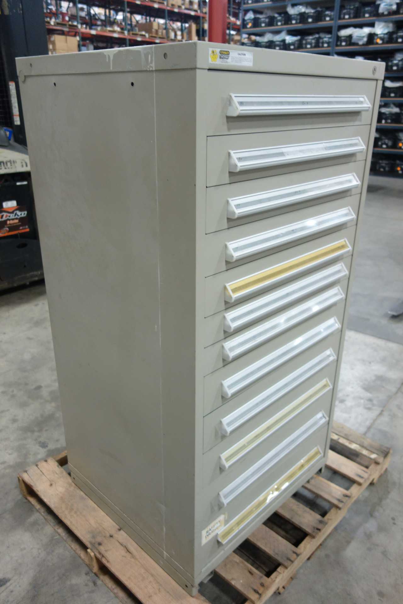 STANLEY VIDMAR 12 DRAWER TOOL CABINET - TOOL STORAGE