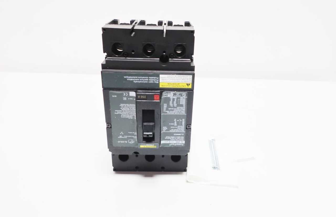 SQUARE D JLL36000S25 POWERPACT 3P 250A CIRCUIT BREAKER - CIRCUIT BREAKERS