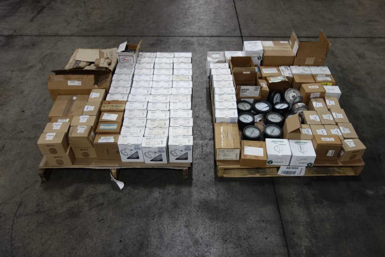 2 PALLETS OF ASSORTED GAUGES - INSTRUMENTATION