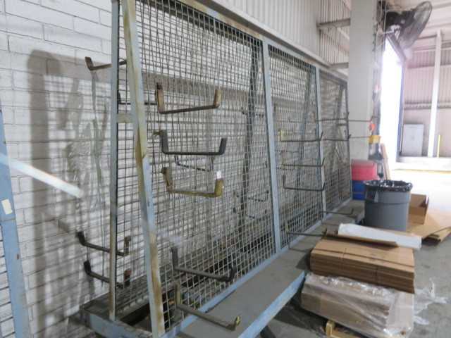 A Frame Racks on Wheels. 15' wide, approx.(2) lot - MISCELLANEOUS