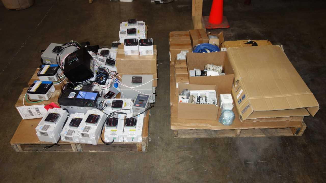 2 PALLETS OF ASSORTED EATON ELECTRIC REPLACMENT PARTS - ELECTRIC MOTORS