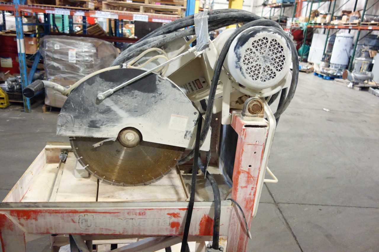 HUSQVARNA MS 610 5 HP ELECTRIC GUARDMATIC MASONRY BRICK AND BLOCK SAW - ELECTRIC MOTORS