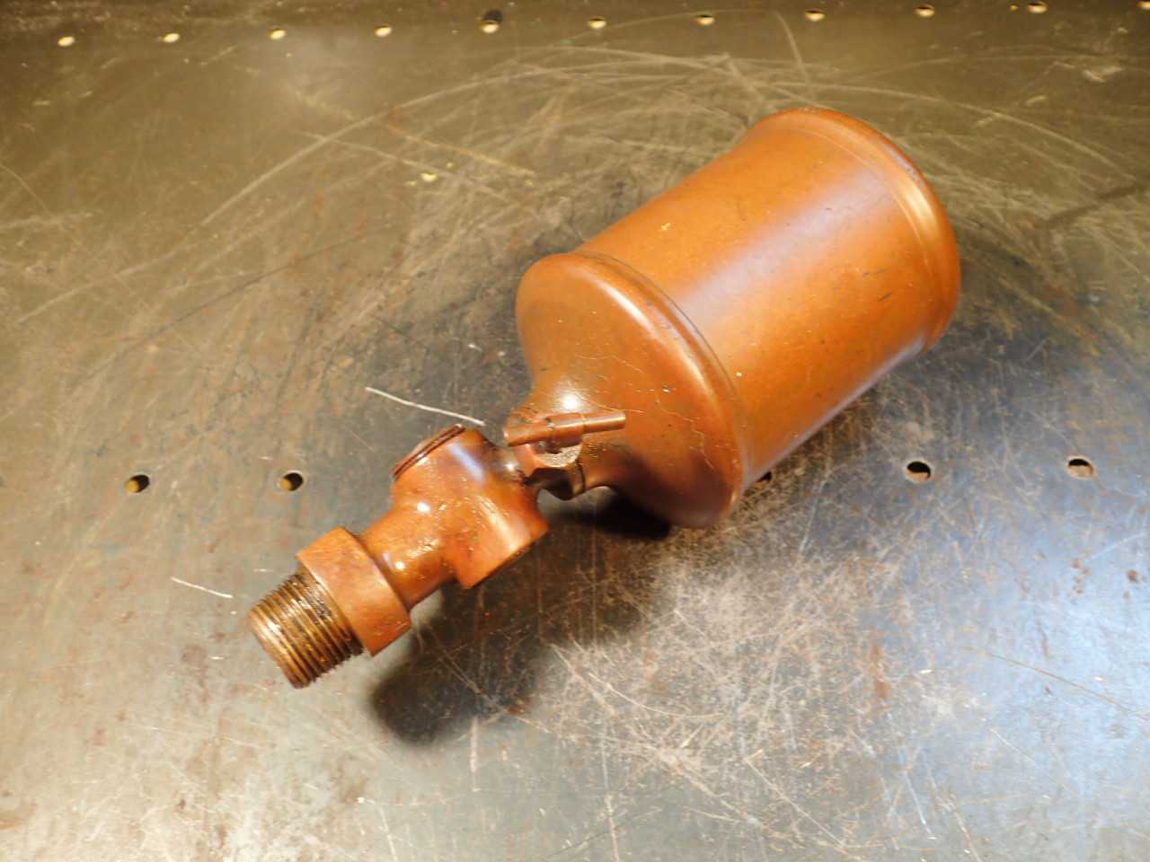 Lunkenheimer Banner #6 Brass Hit Miss Sight Glass Oiler Body: 3/4" NPT Thread - MACHINING ACCESSORIES & TOOLING