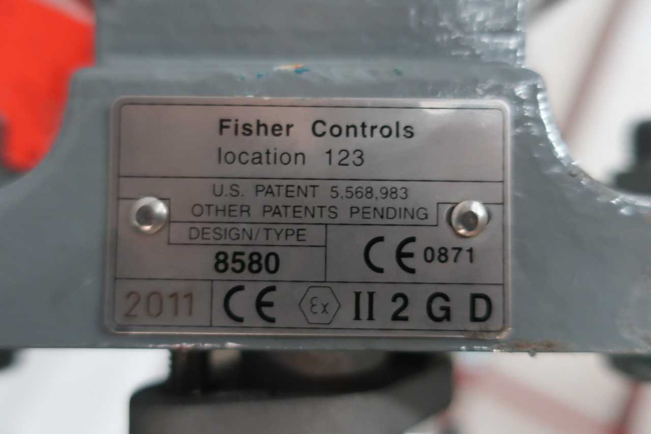 FISHER 8580 2052 DVC6200 STAINLESS CONTROL VALVE 4IN - CONTROL VALVE
