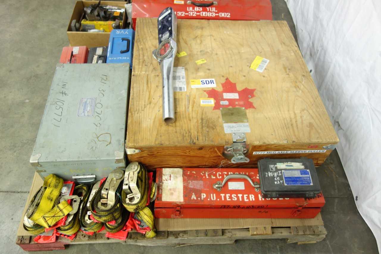 2 PALLETS OF ASSORTED TOOLS, METAL WORKING, MEASUREMENT, HAND - HAND TOOLS