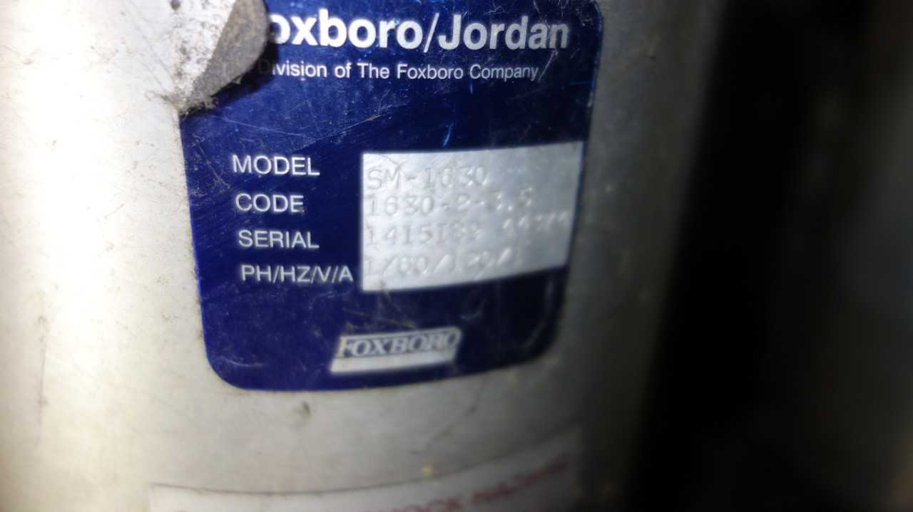 LOT OF 5 FOXBORO JORDAN 4-1630 TURBINE DRAIN VALVE ROTARY ACTUATOR - VALVES