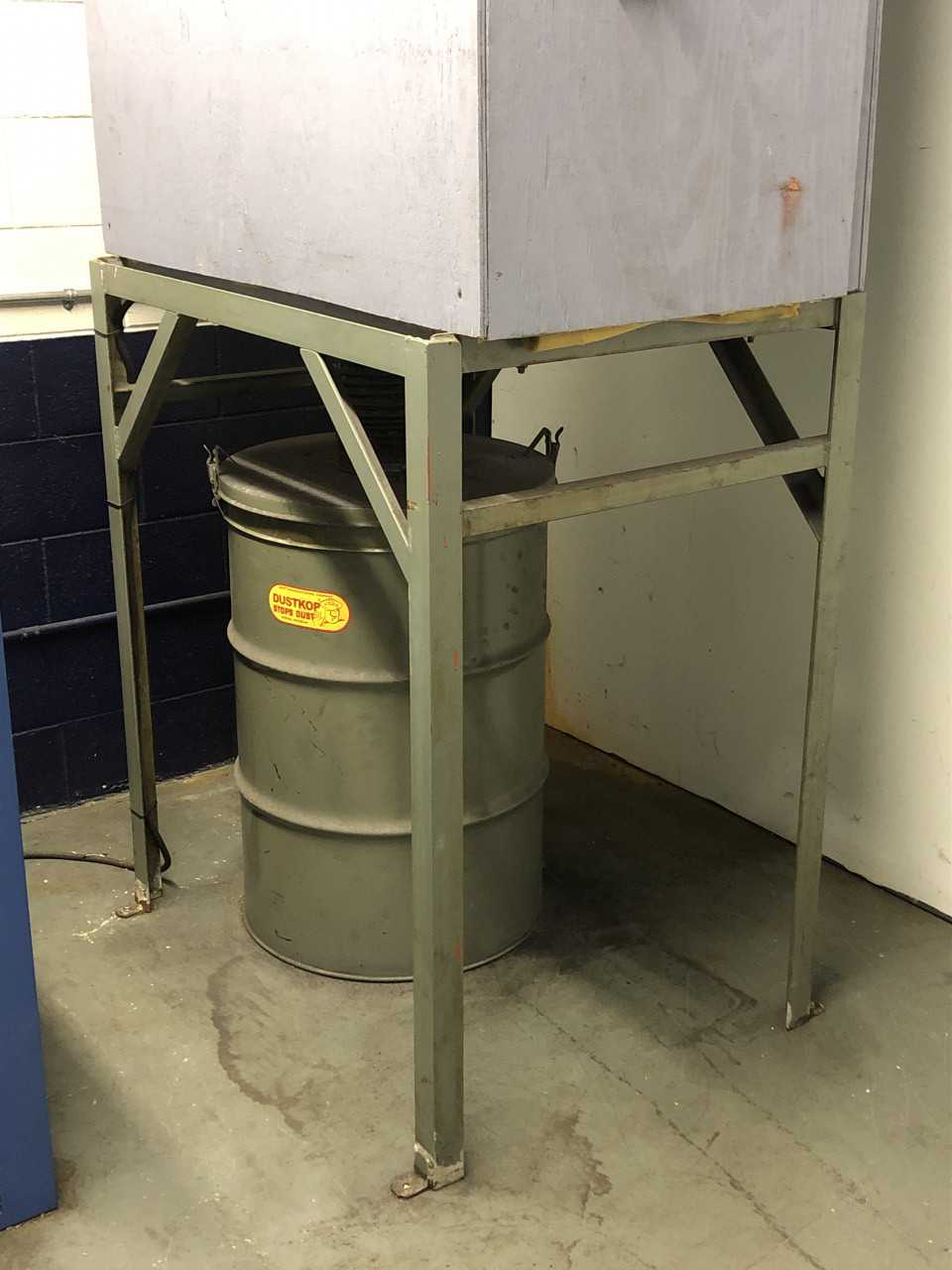 Aget Cyclone Dust Collector & Duct work in Building - DUST COLLECTOR